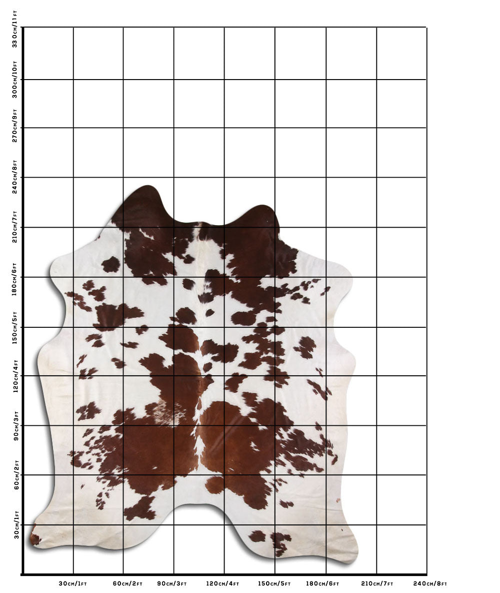 Bruin/Witte Koeienhuid