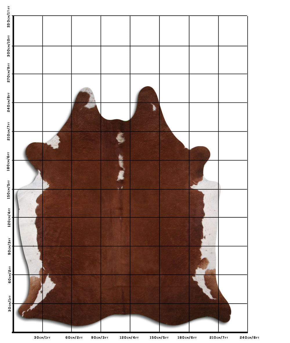 Bruin/Witte Koeienhuid