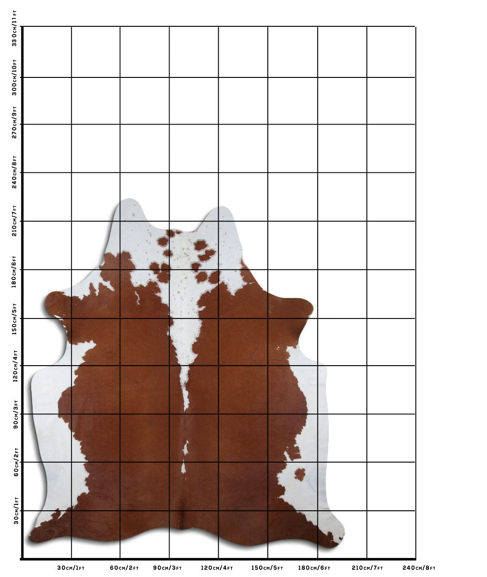 Bruin/Witte Koeienhuid