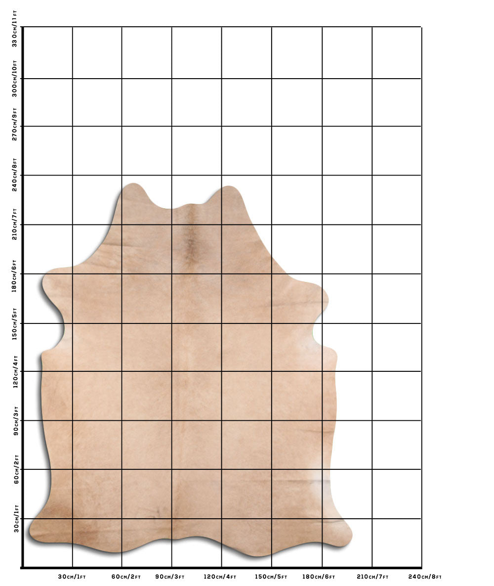Beige Koeienhuid