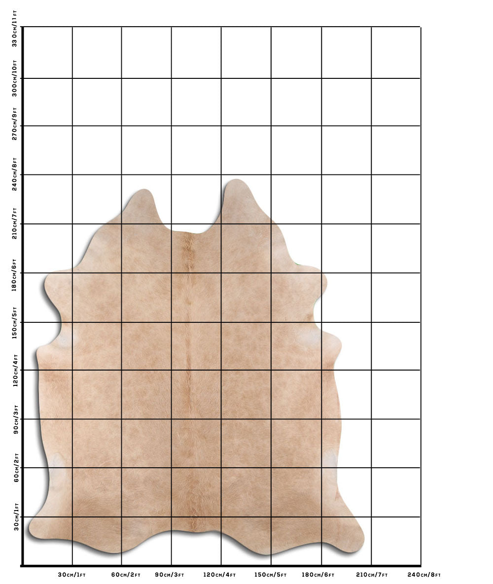 Beige Koeienhuid